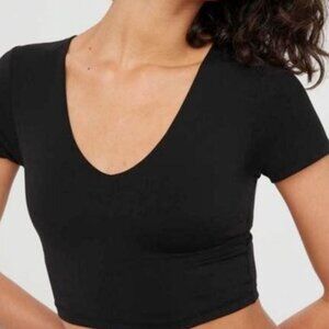 OFFLINE Aerie Black Crop Top